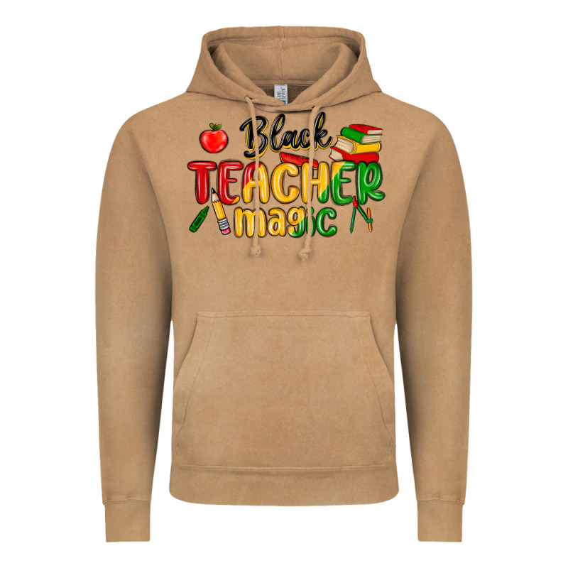 Black Teacher Magic Juneteenth Vintage Hoodie by MaliasSmallBusiness | Teevron