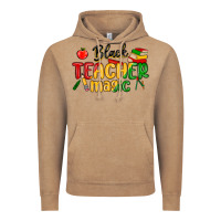 Vintage Coffee black teacher magic juneteenth Vintage Hoodie - MaliasSmallBusiness