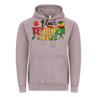 Vintage Zinc black teacher magic juneteenth Vintage Hoodie - MaliasSmallBusiness