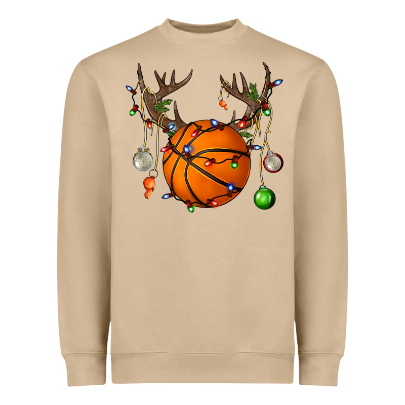 Basketball Horn Christmas Heavyweight Sweatshirt by BundleAndBundleShop | Teevron