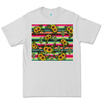 Dove Grey sunflower cactus Premium Tee - JahusDesignShop