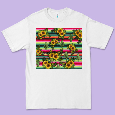 Sunflower Cactus Premium Tee Designed By Jahusdesignshop