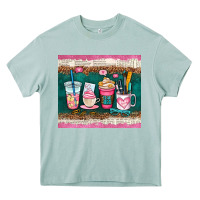 Arona teacher coffee cups Heavy Core Tee - AdoDesignShop