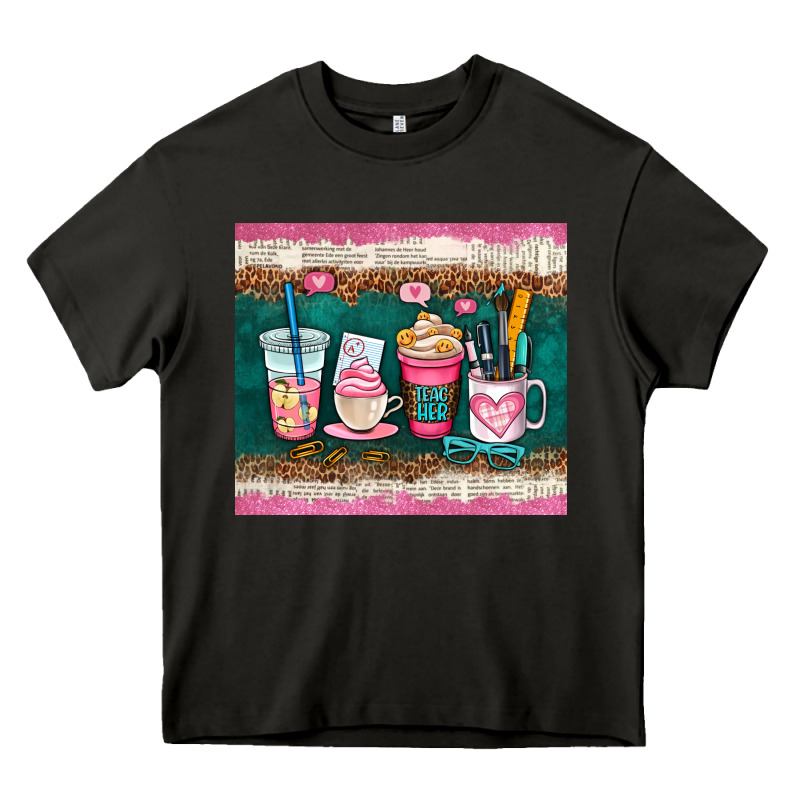 Teacher Coffee Cups Heavy Core Tee by AdoDesignShop | Teevron
