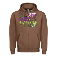 Chestnut Don't Be a Salty Witch Zipper Hoodie - texasbilliewilder