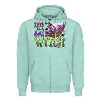 Seafoam Don't Be a Salty Witch Zipper Hoodie - texasbilliewilder