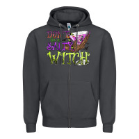 Smoke Don't Be a Salty Witch Zipper Hoodie - texasbilliewilder