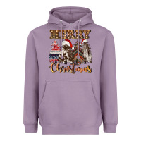 Lavender merry christmas trees Heavyweight Hoodie - CowGirlArtShop