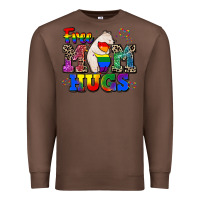Chestnut pride free mom hugs Premium Sweatshirt - CowGirlArtShop
