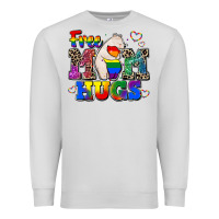 Dove Grey pride free mom hugs Premium Sweatshirt - CowGirlArtShop