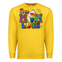 Lemon pride free mom hugs Premium Sweatshirt - CowGirlArtShop