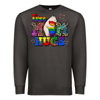 Smoke pride free mom hugs Premium Sweatshirt - CowGirlArtShop