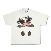 Pistachio custom cow Urban Heavy Tee - MaliasSmallBusiness
