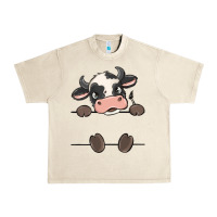 Sandshell custom cow Urban Heavy Tee - MaliasSmallBusiness