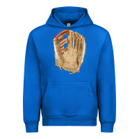 Cobalt Catchers Mitt Fa Element Urban Hoodie - FaDigitalArtStudio