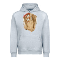 Heather Grey Catchers Mitt Fa Element Urban Hoodie - FaDigitalArtStudio