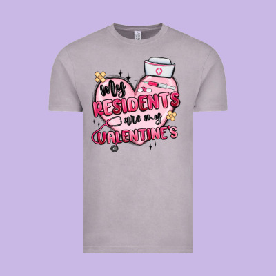 My Residents Are My Valentines Vintage Tee Designed By Maliassmallbusiness