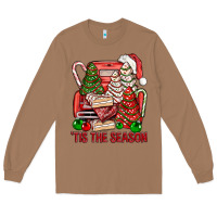 Toasted Coconut Tis The Season Christmas Cakes Truck Long Sleeve Tee - BundleAndBundleShop