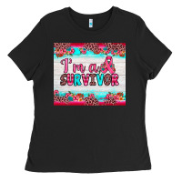 Black i'm a survivor Ladies Tee - JahusDesignShop