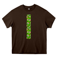 Chocolate Brown Halloween Key Fob Heavy Core Tee - BundleAndBundleShop