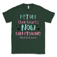 Sports Green i stole their hearts now i am stealing their last Classic Tee - MaliasSmallBusiness