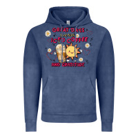 Vintage Denim great days start with iced coffee and gratitude Vintage Hoodie - MaliasSmallBusiness