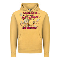 Vintage Mustard great days start with iced coffee and gratitude Vintage Hoodie - MaliasSmallBusiness