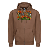 Chestnut pumpkin spice everything fall Zipper Hoodie - NancyCooperArtShop