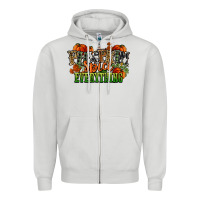 Dove Grey pumpkin spice everything fall Zipper Hoodie - NancyCooperArtShop