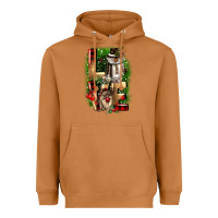 Meerkat love snowman gnome Heavyweight Hoodie - CowGirlArtShop