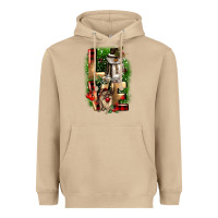 Love Snowman Gnome Heavyweight Hoodie | Teevron