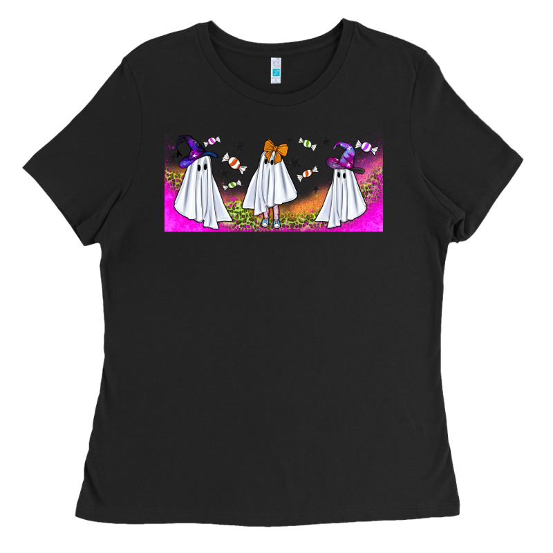 Cutes Ghosts Libbey Glass Ladies Tee by BundleAndBundleShop | Teevron