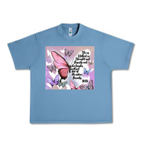 Pebble Blue bible verse Urban Heavy Tee - MaliasSmallBusiness