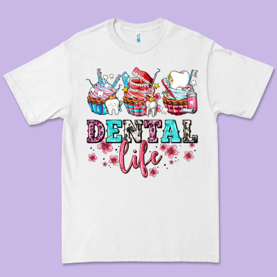 Dental Life With Cupcakes Premium Tee Designed By Adodesignshop