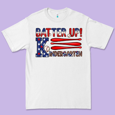 Patriotic Baseball Kindergarten Theme Premium Tee Designed By Jahusdesignshop