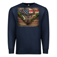 Navy usa deer hunting Premium Sweatshirt - CowGirlArtShop