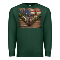 Sports Green usa deer hunting Premium Sweatshirt - CowGirlArtShop