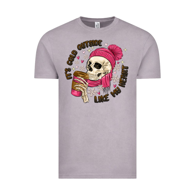 Its Cold Outside Like My Heart Vintage Tee by MaliasSmallBusiness | Teevron