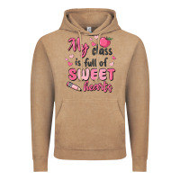 Vintage Coffee my class is full of sweet hearts Vintage Hoodie - MaliasSmallBusiness