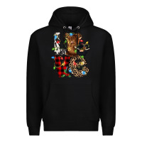Black love cow gnomies Premium Hoodie - CowGirlArtShop