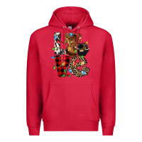 Cardinal love cow gnomies Premium Hoodie - CowGirlArtShop