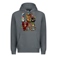 Rock love cow gnomies Premium Hoodie - CowGirlArtShop