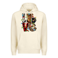 Sandshell love cow gnomies Premium Hoodie - CowGirlArtShop