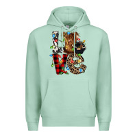 Seafoam love cow gnomies Premium Hoodie - CowGirlArtShop