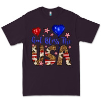 Plum god bless the usa Premium Tee - Artiststas