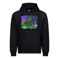 Black halloween skull and leopard background Urban Hoodie - BundleAndBundleShop
