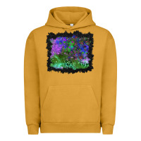 Pigment Peanut Butter halloween skull and leopard background Urban Hoodie - BundleAndBundleShop