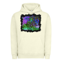 Pigment Pistachio halloween skull and leopard background Urban Hoodie - BundleAndBundleShop