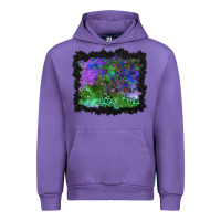 Halloween Skull And Leopard Background Urban Hoodie | Teevron