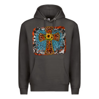 Smoke western cross Premium Hoodie - JahusDesignShop